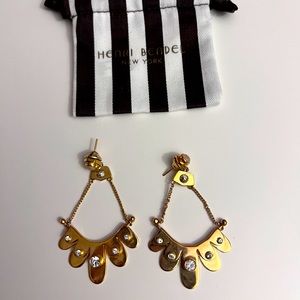 Henri Bendel earrings with dust bag